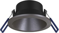 Pragmalux Inbouwspot Bela IP55 geborsteld gunmetal - Incl. GU10 Fitting-1