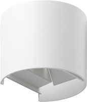 Pragmalux LED Wandarmatuur Blocq halfrond Up/Down IP65 2x3W 360lm 2700-3000-4000K 3CCT CRI>90 instelbare lichtbundel 0-120° wit - fase dimbaar