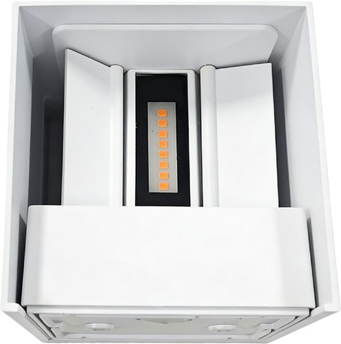 Pragmalux LED Wandarmatuur Blocq Up/Down IP65 2x3W 360lm 2700-3000-4000K 3CCT CRI>90 instelbare lichtbundel 0-120° wit - fase dimbaar-2