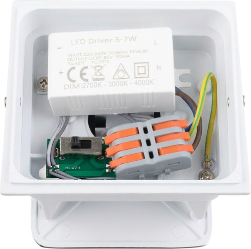 Pragmalux LED Wandarmatuur Blocq Up/Down IP65 2x3W 360lm 2700-3000-4000K 3CCT CRI>90 instelbare lichtbundel 0-120° wit - fase dimbaar-4
