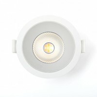 Pragmalux LED Spotlight Casso IP44 dimbaar 9W 810lm ø103 Buitenmaat-Gatmaat ø90-95 40° 2700K UGR<19 Wit-1