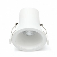 Pragmalux LED Spotlight Casso IP44 dimbaar 6W 500lm ø81 Buitenmaat-Gatmaat ø68-73 40° 2700K UGR<19 Wit-2