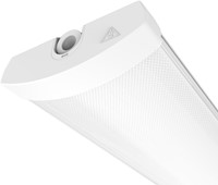 Pragmalux LED Batten Lumea IP44 Prisma 120cm max.39W 5538-5770lm 3000-4000K 2-CCT (2x36W) wit  5x2,5mm doorvoerbedrading DALI2+ noodmodule zelftest 1uur-2