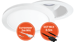 LED Downlight Incl. Montage Stekkers en Snoeren
