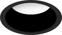 Pragmalux LED Downlight Essence G2 IP54 zwart verdiept max. 21W 3000K-6000K 3-CCT max. 2450lm 100D Ø226 Buitenmaat - Gatmaat Ø200 excl. LED Driver