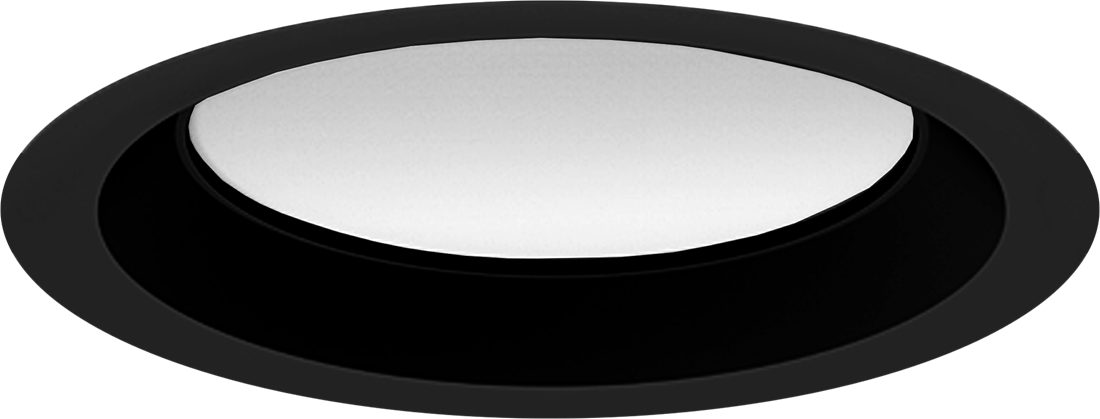 Pragmalux LED Downlight Essence G2 IP54 sort standard max. 15W 3000K-6000K 3-CCT maks. 1650lm 100D Ø200 Yderstørrelse - Hulstørrelse Ø150 ekskl. LED-driver