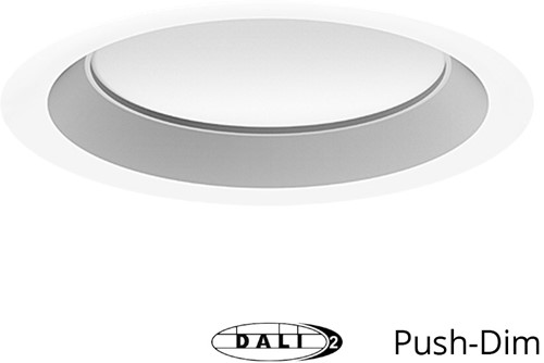Pragmalux LED Downlight Essence G2 IP54 wit standaard max. 21W 3000K-6000K 3-CCT max. 2450lm 100D incl. TCI DALI Driver