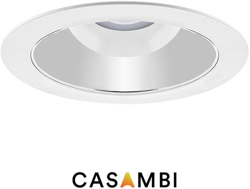 Pragmalux LED Downlight Spectre SR IP54 20W 3000K-5700K 3-CCT 2200-2300lm Ø228 Buitenmaat - Gatmaat Ø200-210 +TCI Casambi Driver (2x26W)