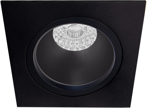 Pragmalux Inbouwspot Duplo Vierkant Zwart - Incl. GU10 Fitting