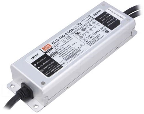 Mean Welll LED Strip 24V LED Driver IP67 Max. 100W DALI