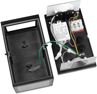 Pragmalux LED Wandarmatuur Facio IP65 Up/Down 6W 500lm 2700K Zwart RAL9005-5