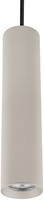 Pragmalux 3-fase rail pendelarmatuur Fendi pendellengte 120cm khaki RAL1019 diamond knurling met zwarte adapter - incl. GU10 Fitting-1