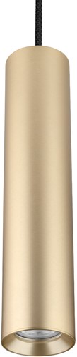 Pragmalux pendelarmatuur Fendi pendellengte 120cm messing RAL1001 met zwarte plafondkap - incl. GU10 Fitting-2