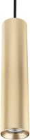 Pragmalux 3-fase rail pendelarmatuur Fendi pendellengte 120cm messing RAL1001 diamond knurling met zwarte adapter - incl. GU10 Fitting-1