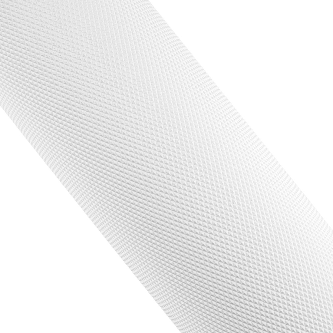 Pragmalux pendellampe Fendi pendellampe 120 cm hvid RAL9003 diamant rifling med hvid loftsrose - inkl. GU10 Montering