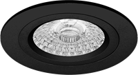 Pragmalux Inbouwspot Gida Rond Zwart - Incl. GU10 Fitting