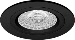 Pragmalux Inbouwspot Gida Rond Zwart RAL9004 - Incl. GU10 Fitting