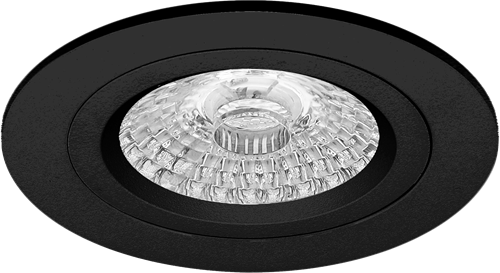 Pragmalux Inbouwspot Gida Rond Zwart RAL9004 - Incl. GU10 Fitting