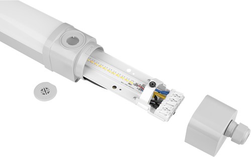Pragmalux LED TL Waterdicht Armatuur Hera IP66 120cm 18-33W 2600-4800lm 3000K-4000-6000K 3-CCT 4x2,5mm Doorvoerbedrading (1/2x36W)-3