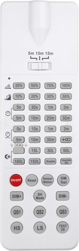 Pragmalux LED TL Waterdicht Armatuur Hera/ Typhoon G2 accessoire afstandsbediening voor RF-bewegingssensor