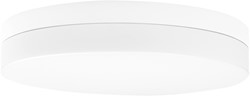 Pragmalux LED Plafonnière / Pendelarmatuur Plano-M Wit Ø360 IP54 IK07 15-30W 1600-3300lm 3000K-4000K 2-CCT + bewegingssensor