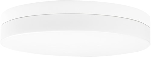 Pragmalux LED Plafonnière / Pendelarmatuur Plano-L Wit Ø460 IP54 IK07 max.40W 4350lm 3000K-4000K 2-CCT + DALI + noodmodule 1H autotest