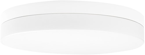 Pragmalux LED Plafonnière / Pendelarmatuur Plano-L Wit Ø460 IP54 IK07 max.40W 4350lm 3000K-4000K 2-CCT + DALI + noodmodule 1H autotest-1