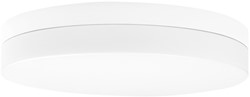 Pragmalux LED Plafonnière / Pendelarmatuur Plano-S Wit Ø290 IP54 IK07 10-20W 1050-2100lm 3000K-4000K 2-CCT + noodmodule 1uur autotest
