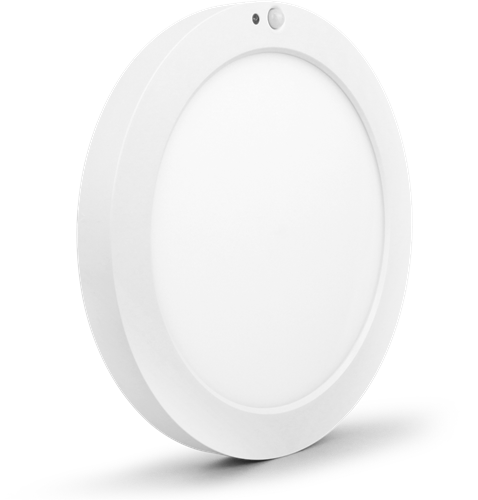 Pragmalux LED Downlight Luna G2 PIR wit IP44 9W/18W 3000K-6000K 3-CCT 1025-2000lm Ø227 Buitenmaat - Gatmaat Ø65-185 incl. LED Driver