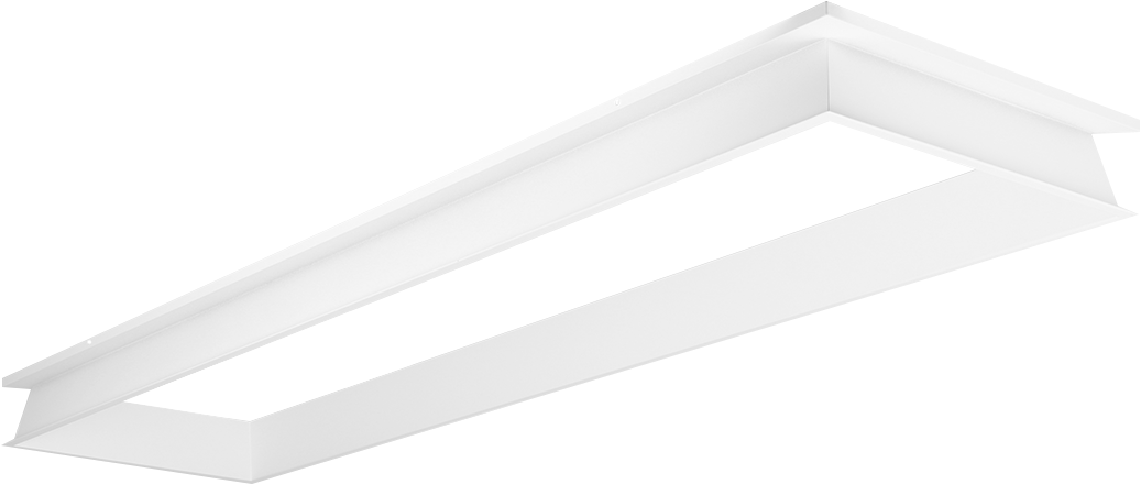 Pragmalux LED-panel indbygget ramme Kuppel 30x120cm hvid RAL9016