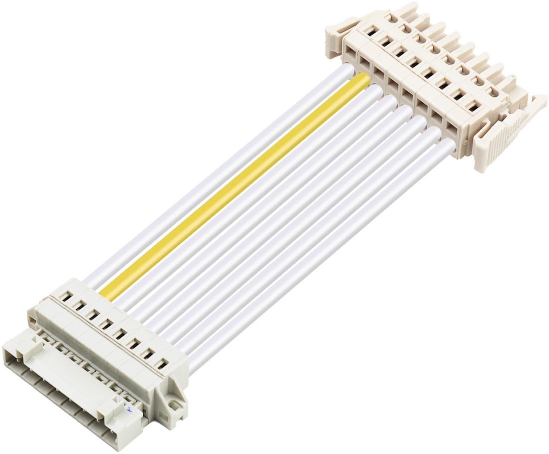 Pragmalux PRX Uniline tilbehør 1600mm kabelsæt med 8x2,5mm2 strømstik til blind plade