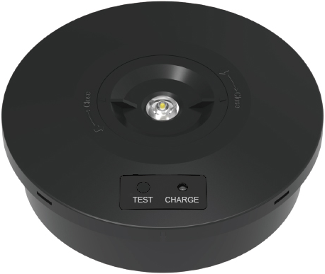 Pragmalux DOTXL Opbouw Noodverlichting IP65 3W 230-270lm LifePO4 1uur Zelftest Zwart