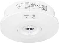 Pragmalux DOTXL Opbouw Noodverlichting IP65 3W 230-270lm LifePO4 1uur Zelftest Wit