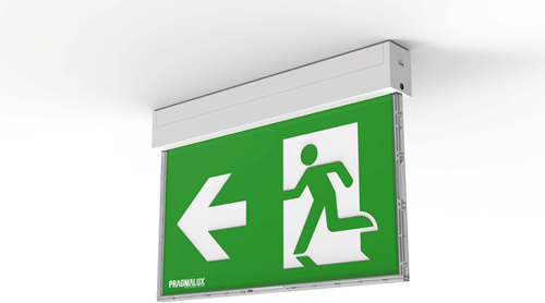 Pragmalux UNI Noodverlichting Vluchtwegverlichting 3W 60lm 24m LifePO4 1uur Wit Zelftest-5