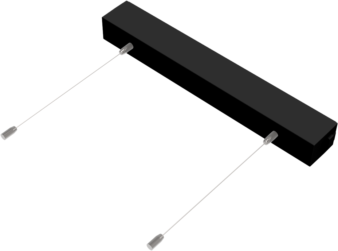 Pragmalux UNI hængende affjedringsstandard 40cm sort