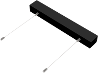 Pragmalux UNI Pendelset Zwart (40cm kabel)
