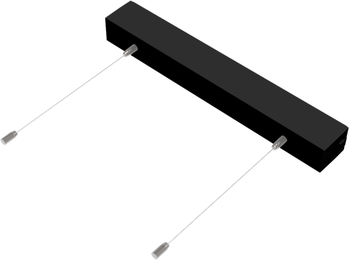 Pragmalux UNI Pendelset Zwart (40cm kabel)