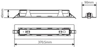 Pragmalux UNI Inbouwframe Zwart-1
