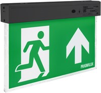 Pragmalux UNI Noodverlichting Vluchtwegverlichting 3W 60lm 24m LifePO4 1uur Zwart Zelftest