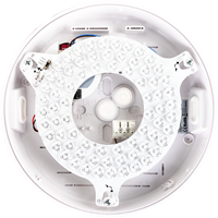 Pragmalux LED Plafonniere / Wandarmatuur Dura-M Wit 340 IP64 IK10 8-18W 750-2075lm 2200K-2700K 2-CCT + bewegingssensor + noodmodule 1uur autotest-4