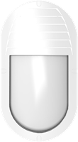 Pragmalux LED Bulkhead Ovalo IP65 Grill Afscherming Wit-2