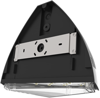 Pragmalux LED Gevelarmatuur Squalo IP65 13-27W 4000K 1850-3600lm Asymmetrisch Antraciet RAL7016 + Noodmodule 3uur zelftest-1