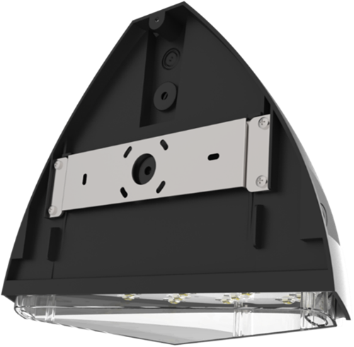 Pragmalux LED Gevelarmatuur Squalo IP65 13-27W 3000K 1750-3450lm Asymmetrisch Antraciet RAL7016 + Daglichtsensor-2