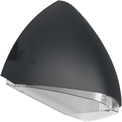 Pragmalux LED facadearmatur Squalo IP65 13-27W 4000K 1850-3600lm Asymmetrisk antracit RAL7016 + dagslyssensor & nødmodul 3h manuelt