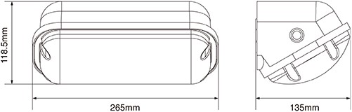 Pragmalux LED facadearmatur Deca IP65 6.5-12W 3000K-4000K 2-CCT 650-1100lm Sort + Bevægelsessensor & Nødmodul 1h selvtest