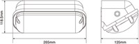 Pragmalux LED Gevelarmatuur Deca IP65 6.5-12W 3000K-4000K 2-CCT 650-1100lm Zwart + Bewegingssensor & Noodmodule 3uur zelftest-7
