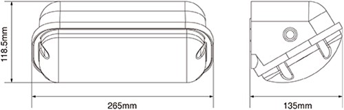Pragmalux LED Gevelarmatuur Deca IP65 6.5-12W 3000K-4000K 2-CCT 650-1100lm Zwart + Noodmodule 3uur zelftest-6