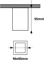 Pragmalux Opbouwspot Cinto Vierkant Zwart - Incl. GU10 Fitting-4