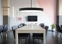 Pragmalux LED Opbouw-/pendelarmatuur Zalo Ø1200mm 150W 3000K/3500K/4000K 14450lm/14900lm/14630lm Zwart - DALI-5