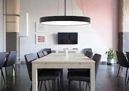 Pragmalux LED Opbouw-/pendelarmatuur Zalo Ø480mm 40W 3000K/3500K/4000K 3330lm/3480lm/3510lm Wit - DALI-5
